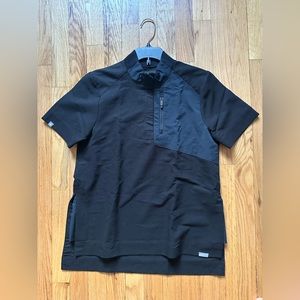 FIGS Black Jundah Top